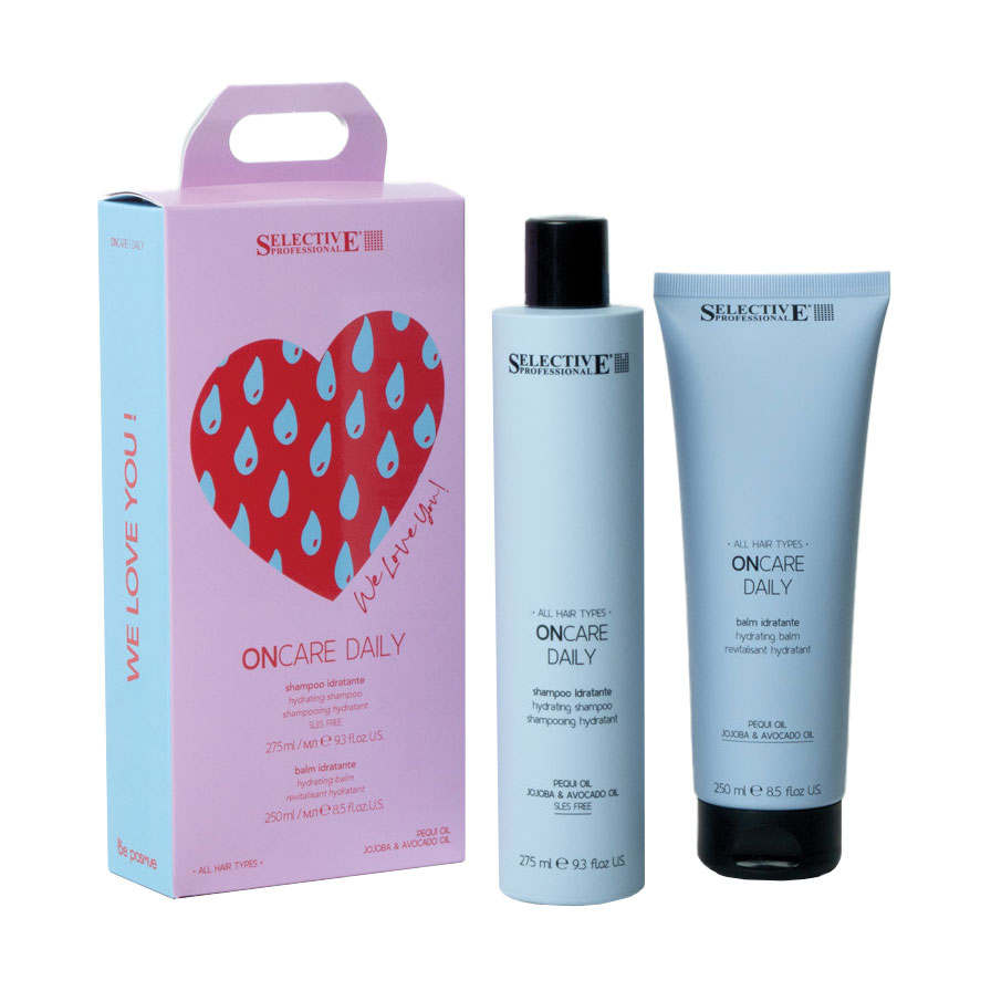 Набір для волосся Selective Professional OnCare Daily We Love You (шампунь, 275 мл + кондиціонер, 250 мл)